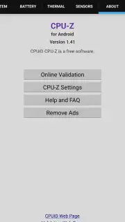 CPU-Z скриншот 10