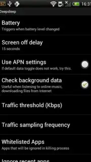 Deep Sleep Battery Saver скриншот 1