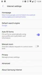 Samsung Internet Beta скриншот 5