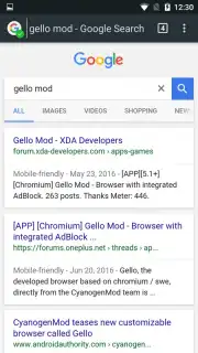 Gello Mod скриншот 1