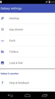 Galaxy S Launcher скриншот 2