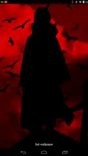 Itachi Live Wallpaper скриншот 4