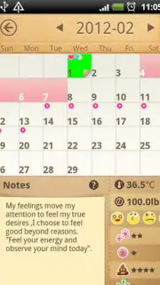 Period Calendar скриншот 3