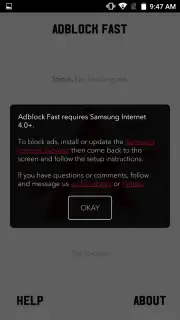 Adblock Fast скриншот 4