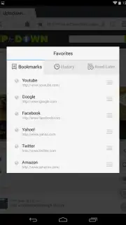 Du Browser for Tablet скриншот 4
