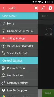 Call Recorder - callX скриншот 5