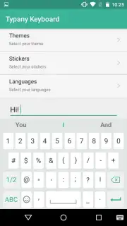 Typany Keyboard скриншот 2