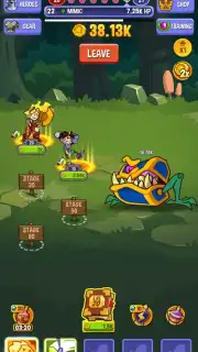 Idle Quest Heroes скриншот 1