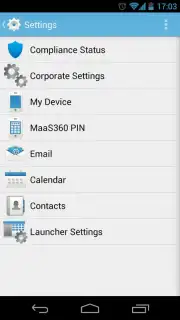 MaaS360 MDM for Android скриншот 5