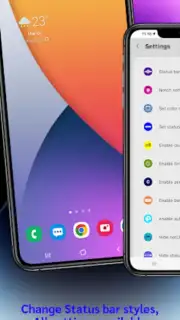 iCenter iOS 17: X - Status Bar скриншот 2
