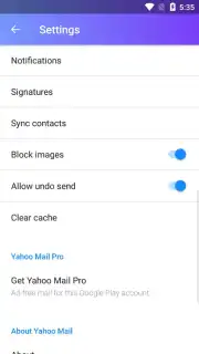 Yahoo Mail Go скриншот 4