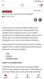 Tuta скриншот 1
