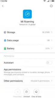 Mi Roaming скриншот 1