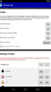 Settings App скриншот 3