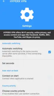 HYPERX VPN скриншот 4