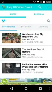 Easy HD Video Downloader скриншот 3
