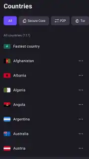 ProtonVPN скриншот 1