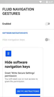 Fluid Navigation Gestures скриншот 2