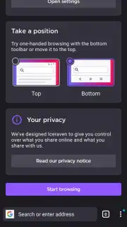 Iceraven Browser скриншот 5
