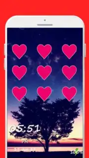 Love Pattern Lock Screen скриншот 1
