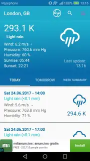 Offline Weather Forecast скриншот 6