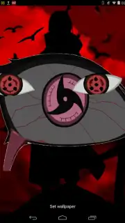 Itachi Live Wallpaper скриншот 2