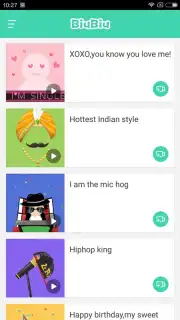 BiuBiu-Selfie Sticker Video скриншот 6