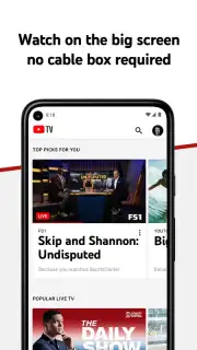 YouTube TV скриншот 4