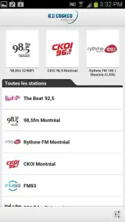 Cogeco Radio скриншот 3