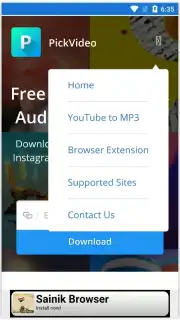 Pick Video downloader скриншот 5