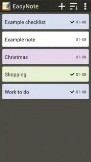 Bloc EasyNote Notepad скриншот 2