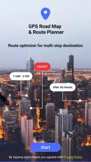 GPS Road Map скриншот 1