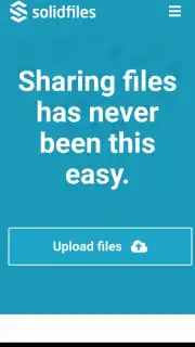 Solidfiles скриншот 1