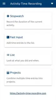 aTimeRecording - Online Time Tracking скриншот 8