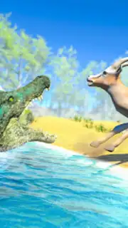 Wild Crocodile Family Sim Game скриншот 3