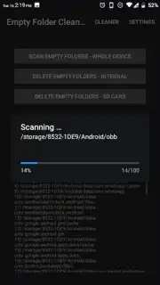 Empty Folder Cleaner скриншот 7