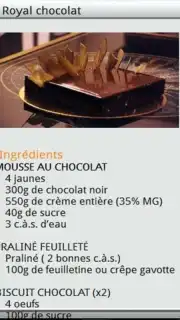 Recettes patisseries скриншот 4