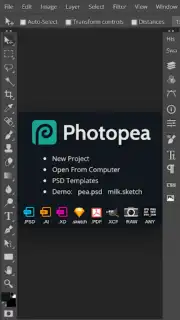 Photopea скриншот 6
