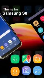 Samsung S8 edge Launcher - Themes and Wallpaper скриншот 2