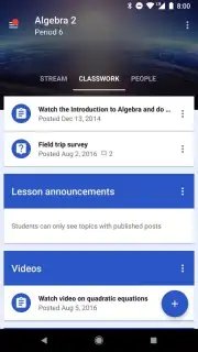 Google Classroom скриншот 10