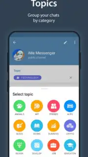 iMe Messenger & Crypto Wallet скриншот 6