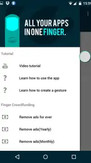 Finger Gesture Launcher скриншот 3