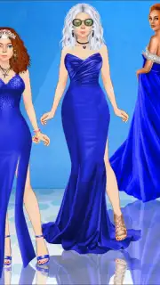 Blue Princess Makeup Salon Games For Girls скриншот 2