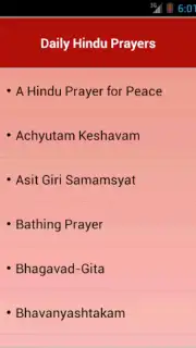 Daily Hindu Prayers скриншот 2
