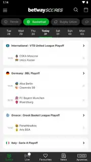 Betway Scores скриншот 6