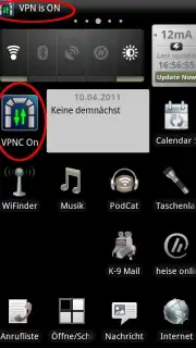 VPNC Widget скриншот 4