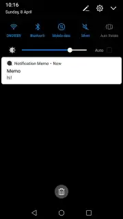Notification Memo скриншот 1