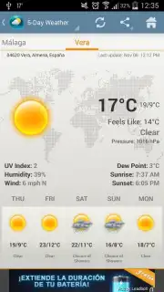 Weather & Clock Widget Android скриншот 7