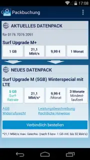 Mein o2 скриншот 2
