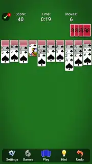 Spider Solitaire скриншот 11